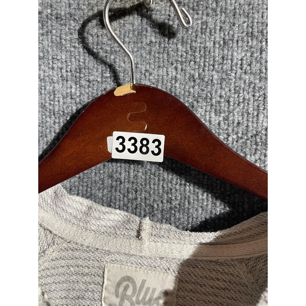 Hamline University Hoodie Sweatshirt Mens Small Beige Striped Thermal Blue 84 - Picture 5 of 7